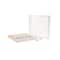Wexel Art 2" Depth Clear UV Grade Acrylic Shadowbox with Beige Linen Stretched Canvas